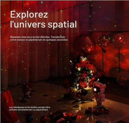 Astronaut Galaxy Projector Night Light