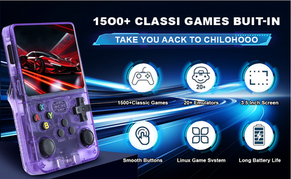 R36S console de jeux vidéos portable